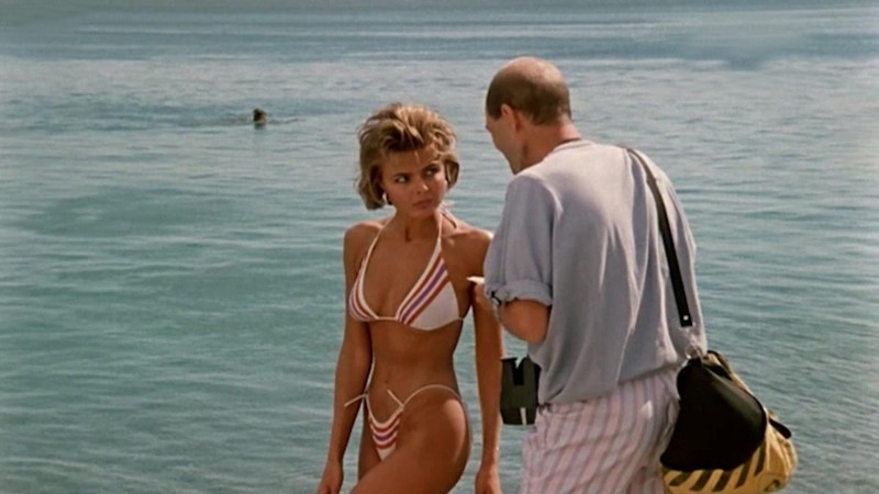 Elena Kopyl in the film "Lady with a parrot"