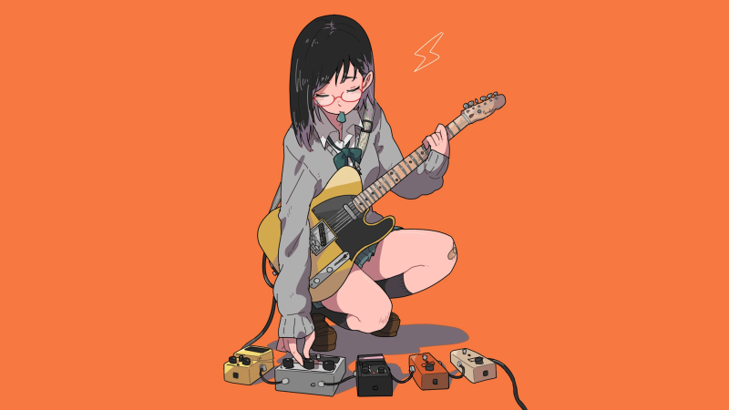 Anime guitar wallpaper