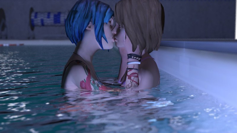 Life IS Strand Max and Chloe Kiss