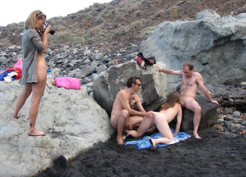 Girls from a nudist beach
