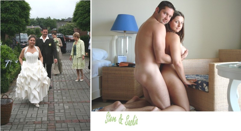 Dressed and striped wedding