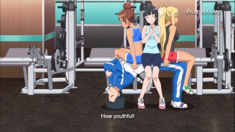 Anime about the gym
