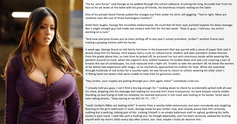 Pulled ladies in dresses