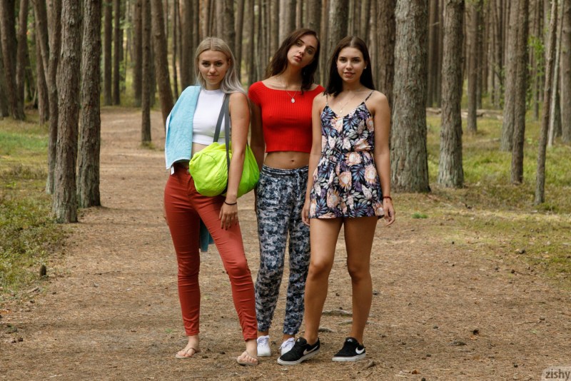 Asian with a member of Nude Caption