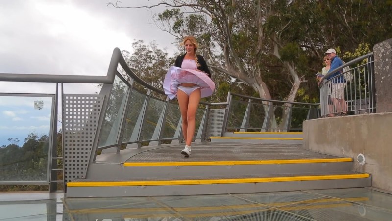 Naked women with spread legs