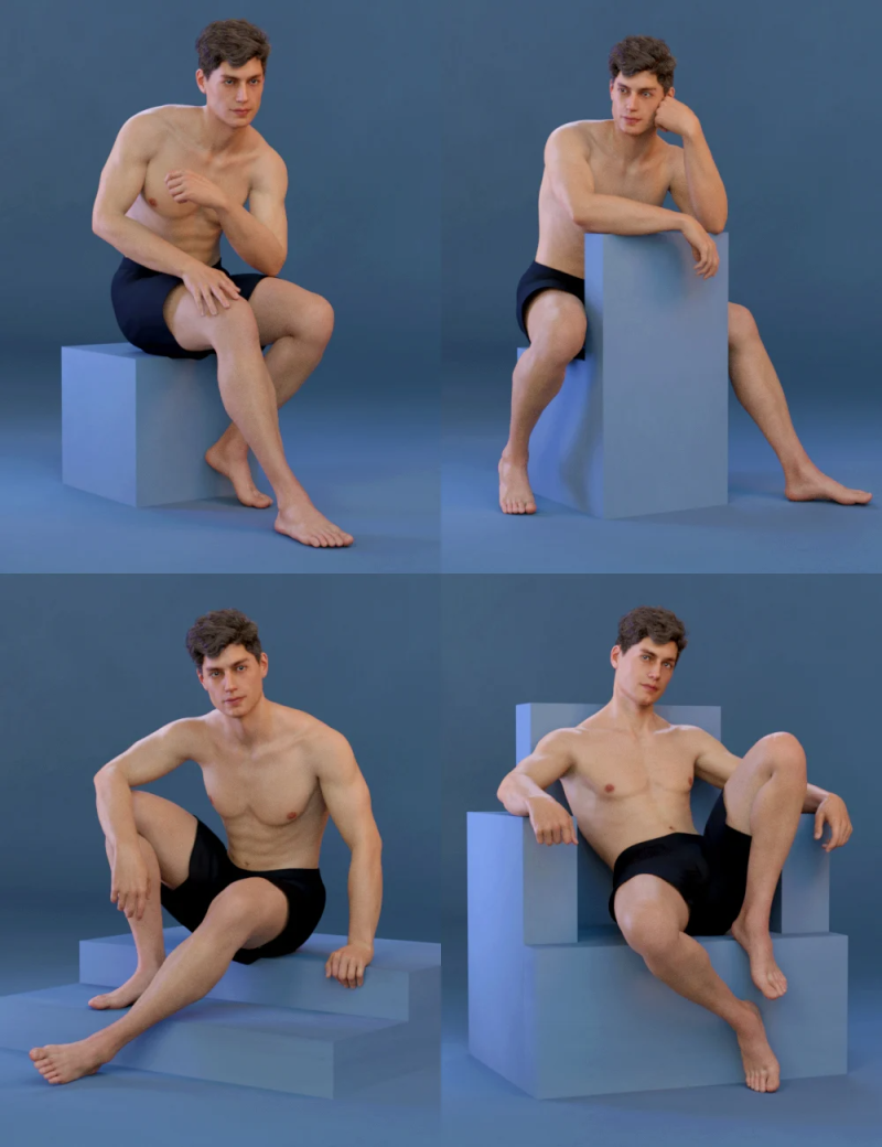 Pose for references male