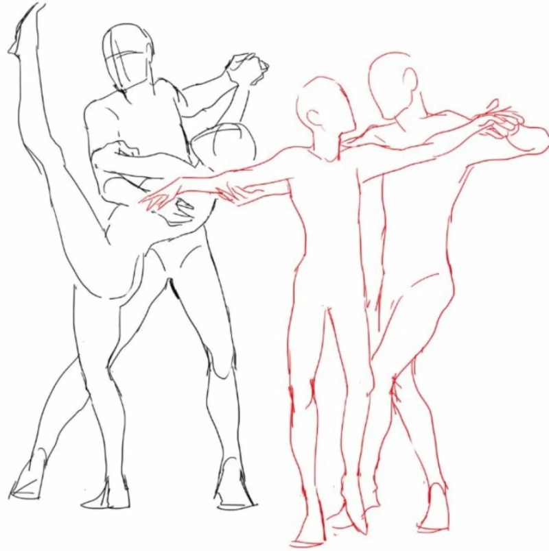 Poses of waltz reference