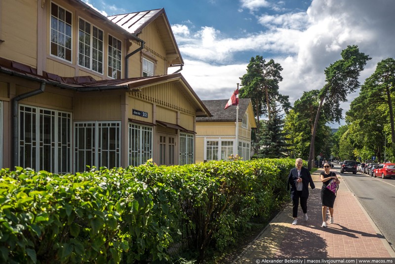 Jurmala on the map of Latvia