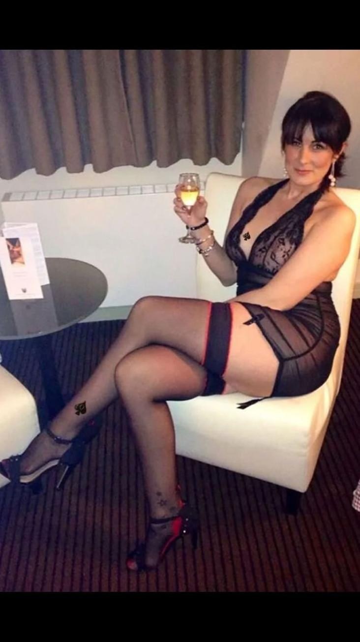 Vagina of a mature brunette