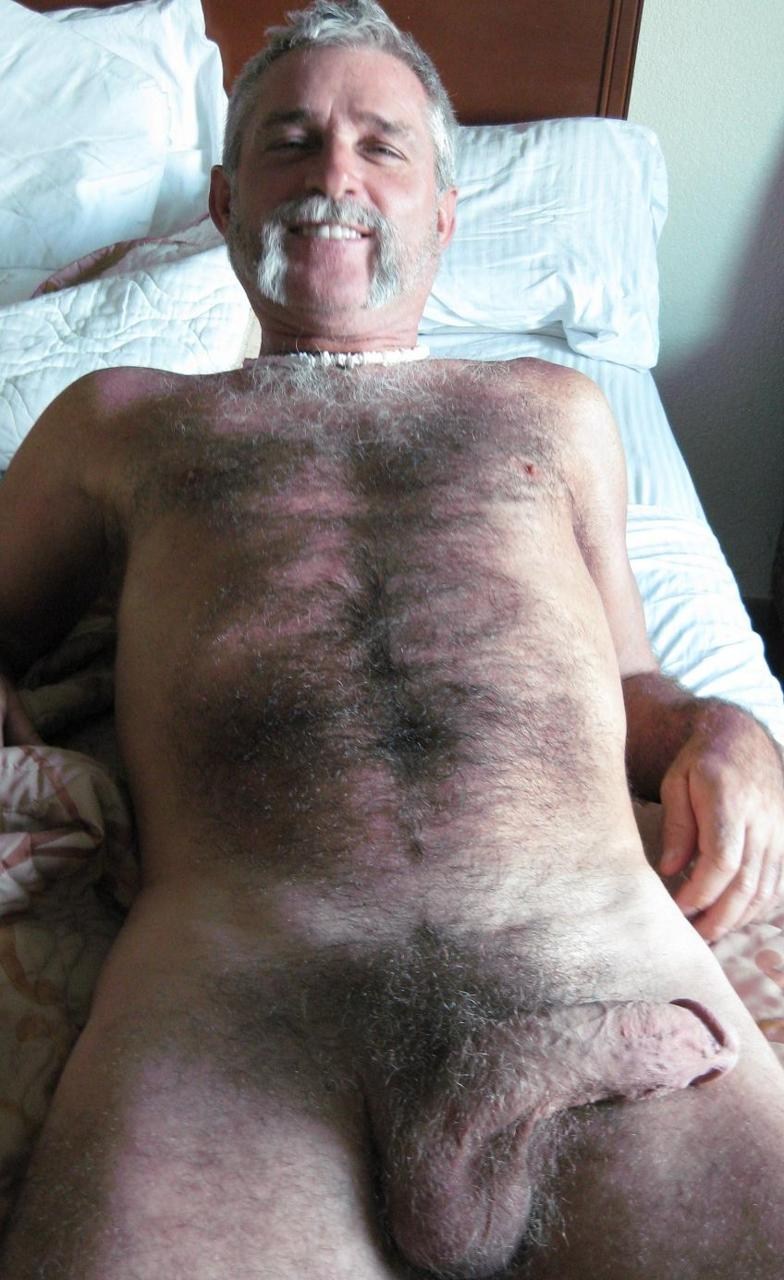 Naked hairy elderly men