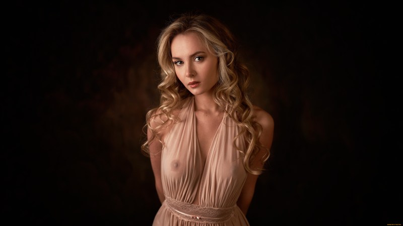 Pretty Girl Redhead Naked Cum on Face Nipples