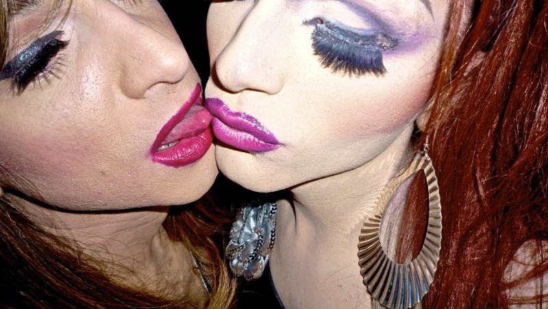 New Year's makeup naked