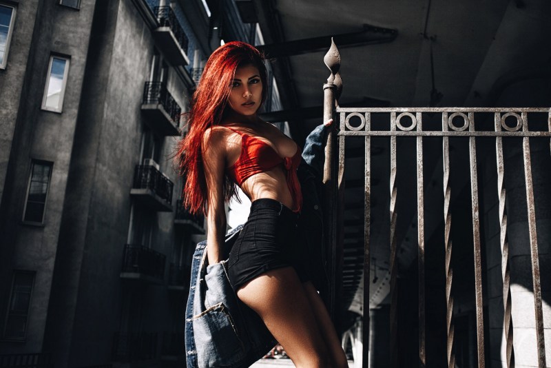 Elderly women in nights