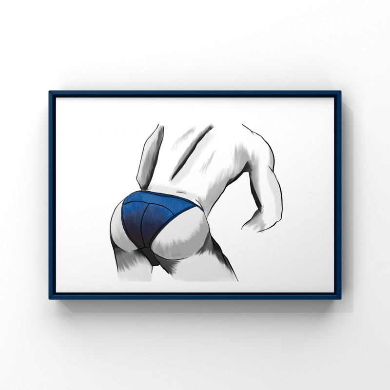 Naked butt on the beach big