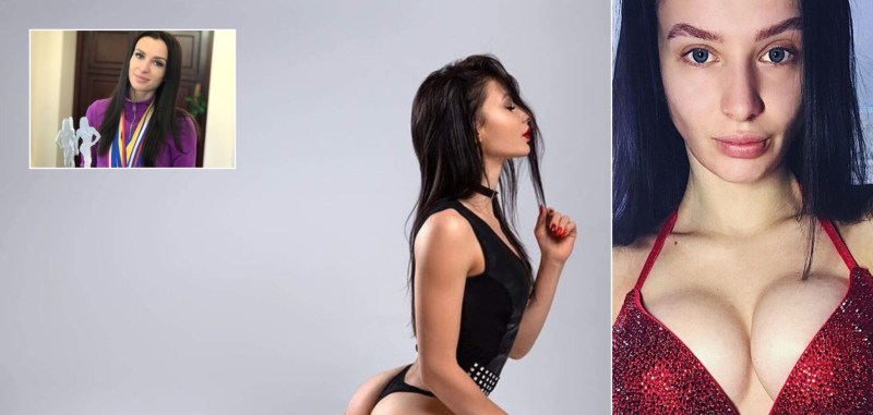 Alena Savastova in a swimsuit in Patriot