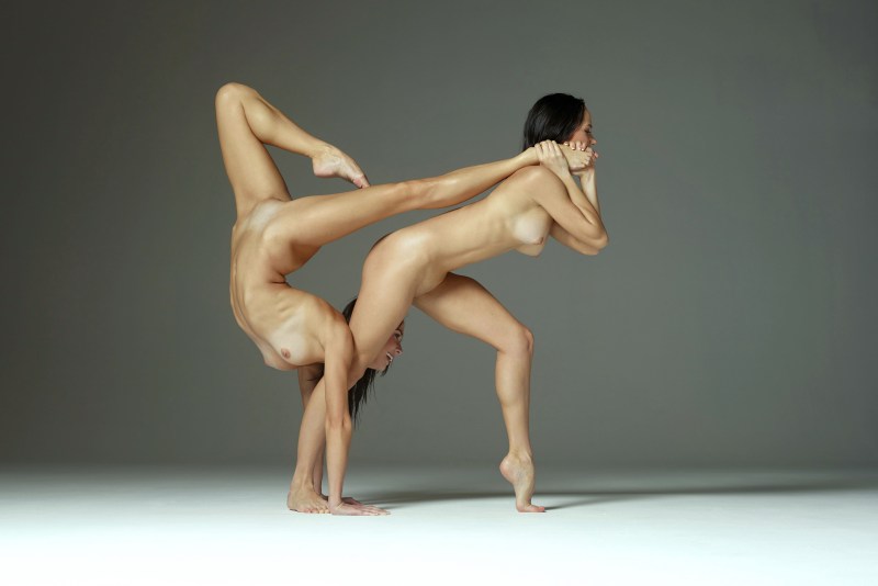 Beautiful female poses naked