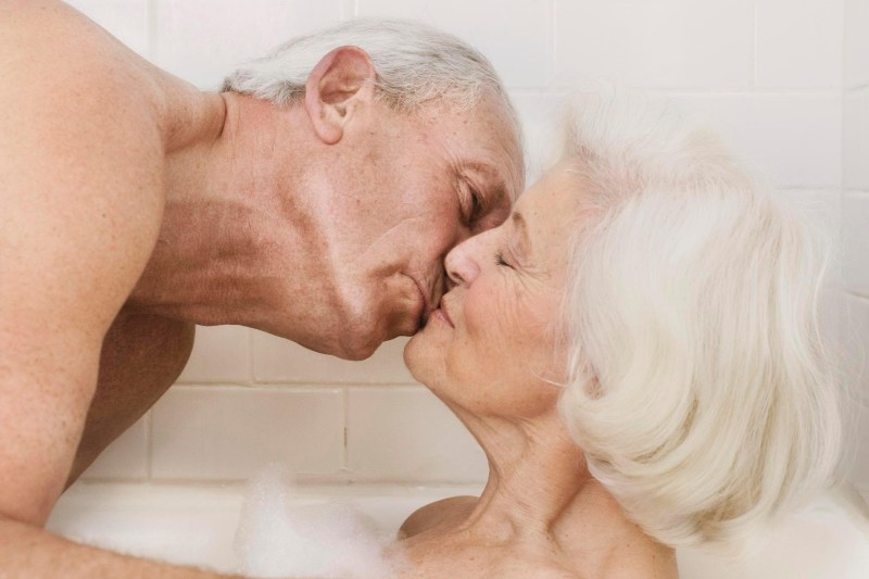 Naked elderly nurses