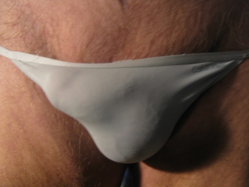 Men cum in women's panties