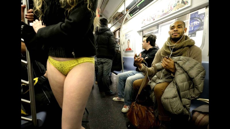 No Pants Subway Ride Moscow