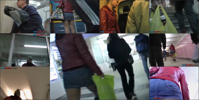 The girl is by surprise