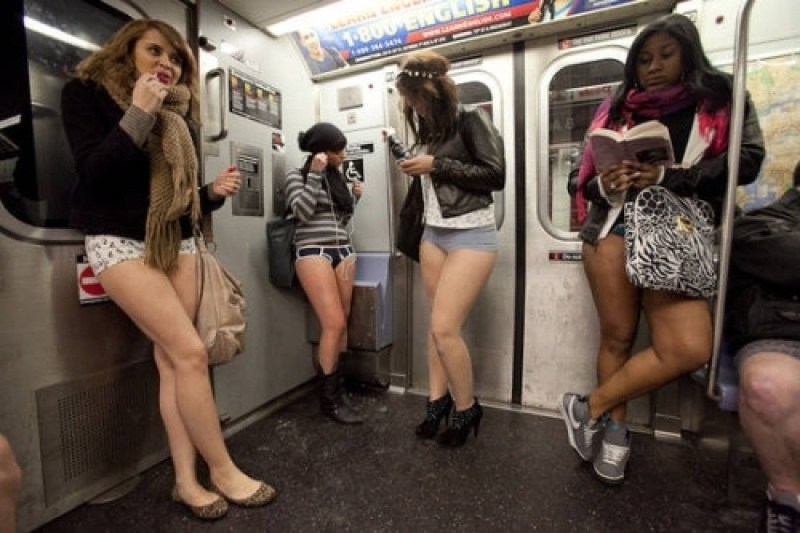 Japanese girls in transport