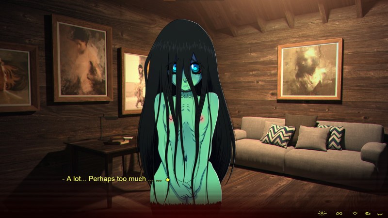 Tatyana Lutaeva in underwear