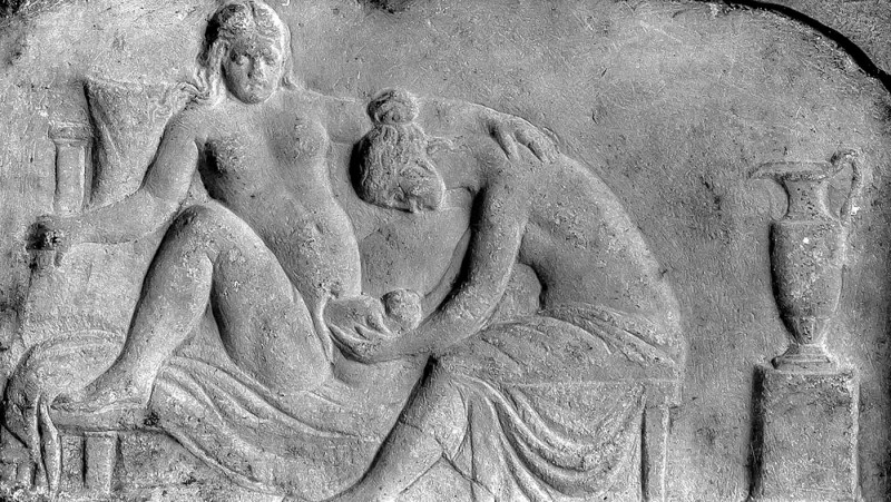 The guy licks the clitoris girl