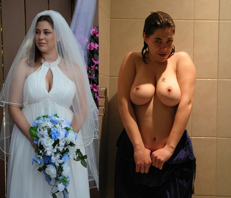 Naked brides with big tits