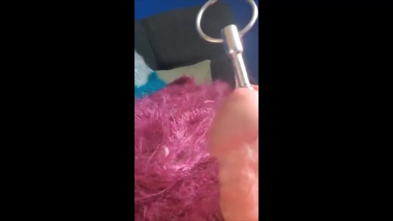 Flows out of hairy ass