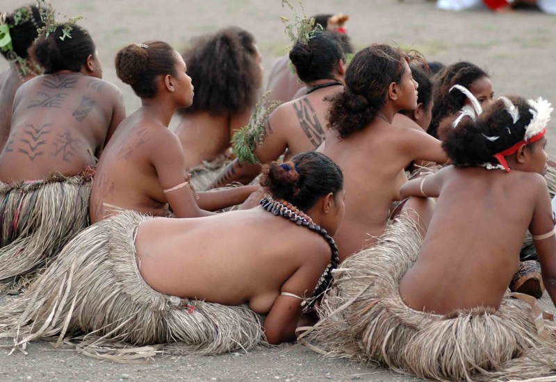 Papua New Nude Woman