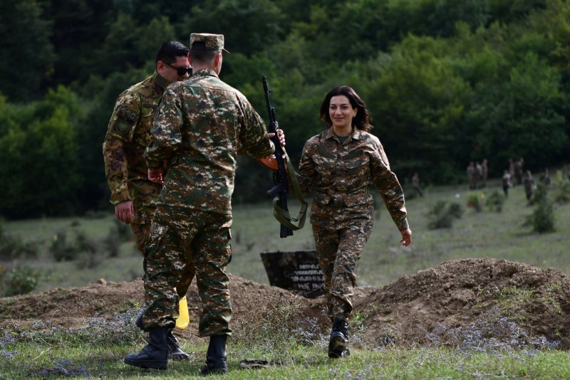 Anna Akopyan in Karabakh