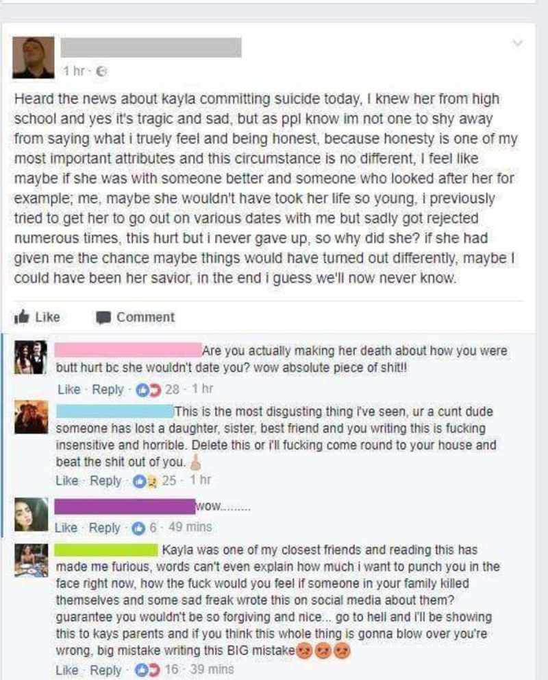 SOMEONE WHO WANTS to Commit Suicide