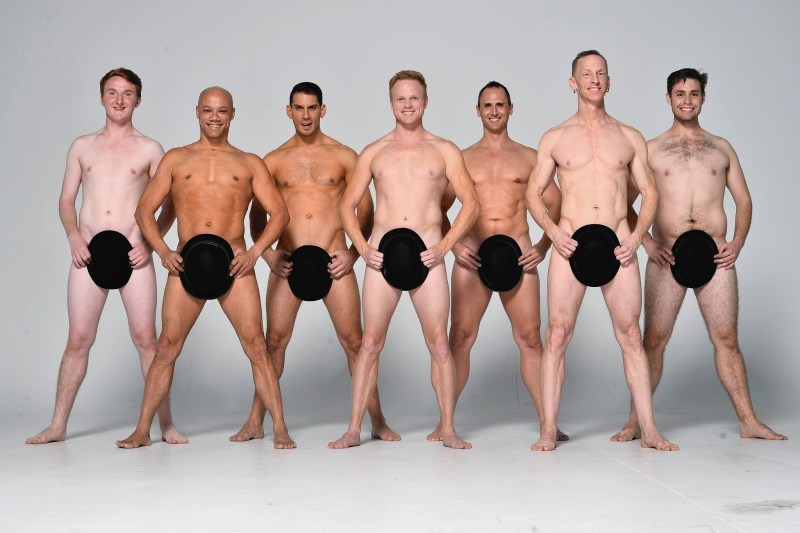 Boys in swimming trunks