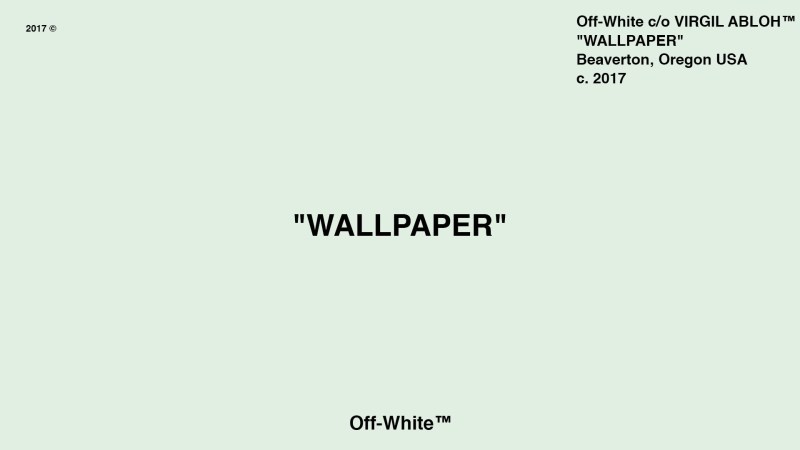 Wallpaper Off White wallpaper