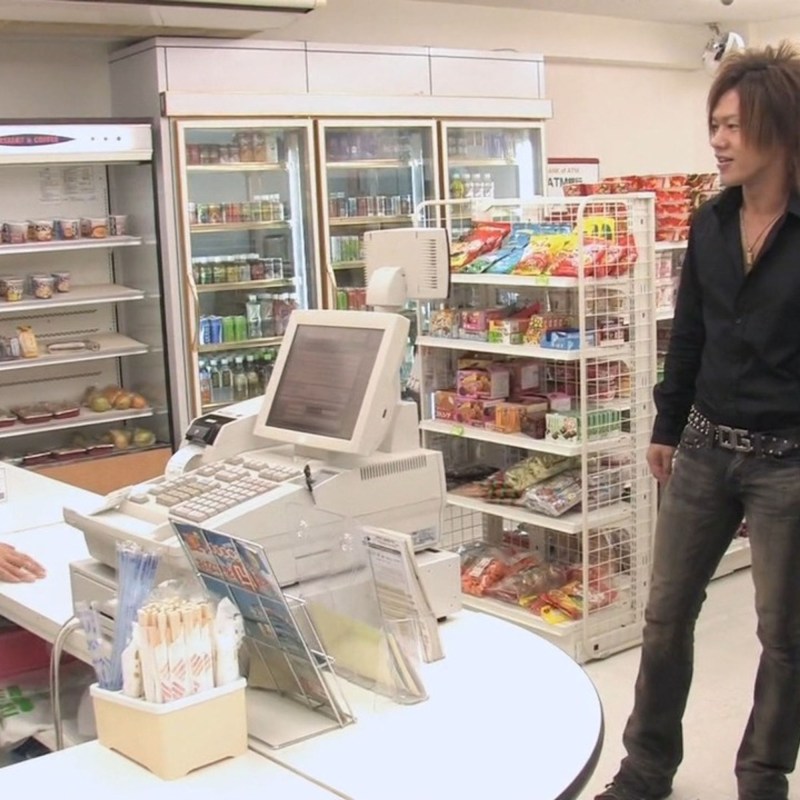 The guy settles the girl to sleep