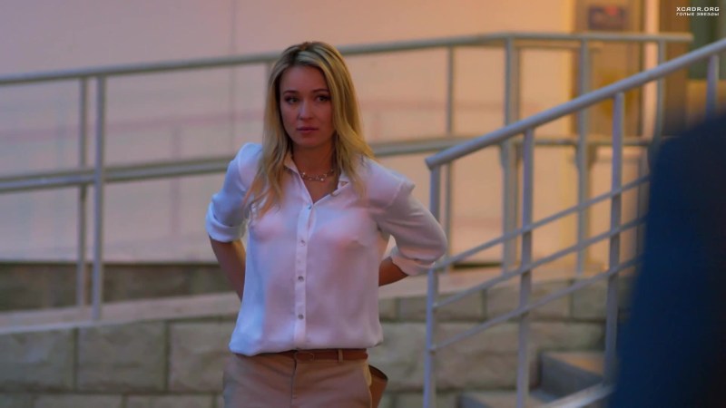 Anastasia Panina in underwear in a physical