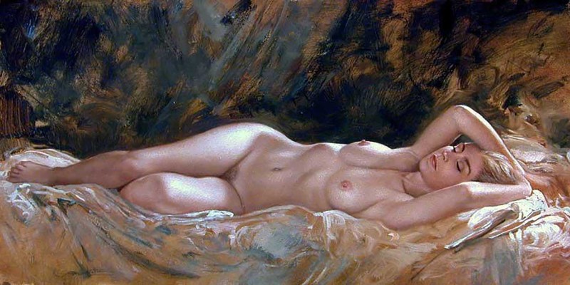 Bruno di Majo painting nude