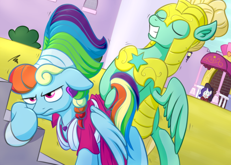 Rainbow Dash and marshmallows breeze