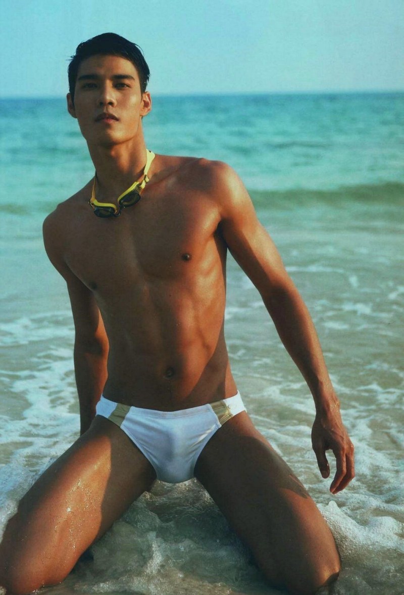 Barrier's buttocks teenager