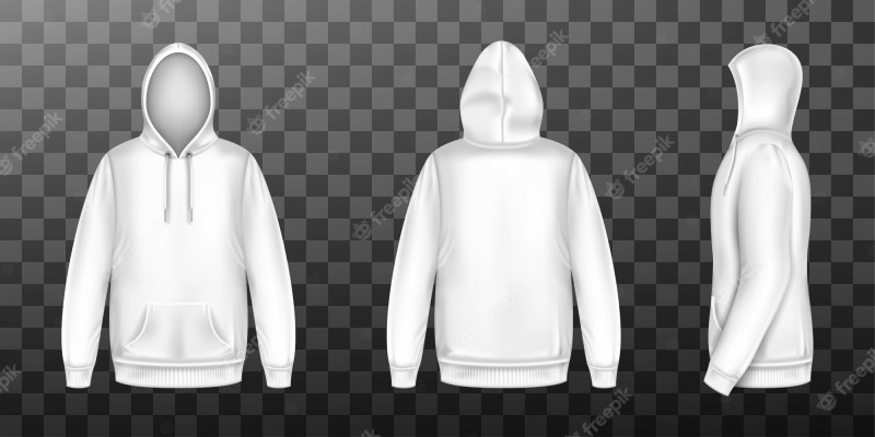 White Hoodie Backside