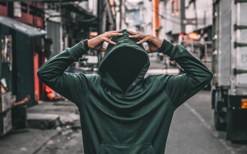 Man in a hood