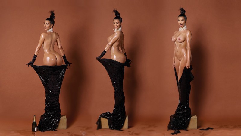 Selfy Kim Kardashian Topless