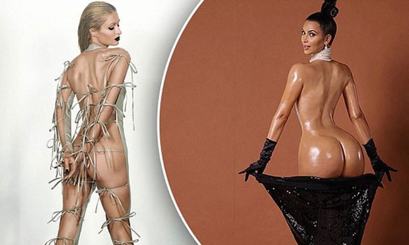 Kim Kardashian drain naked
