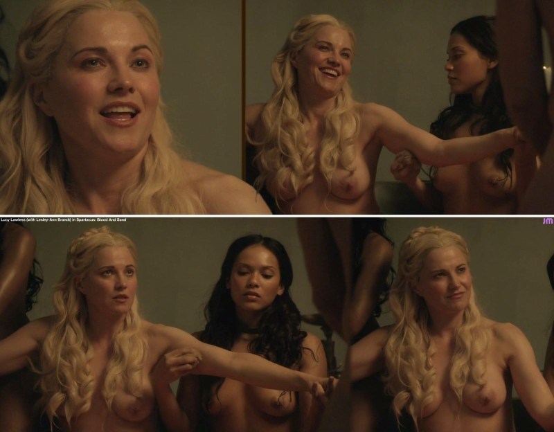 Lucy Lawless and Rene on Connor Naked Lesbian