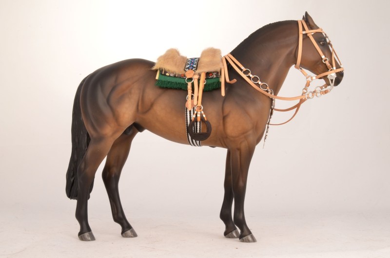 Saddle on the horse model