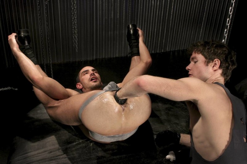 Anal fisting to a man