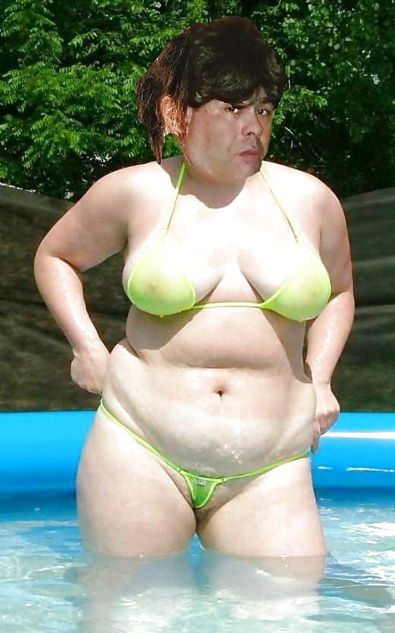 Older women with big boobs in swimsuits