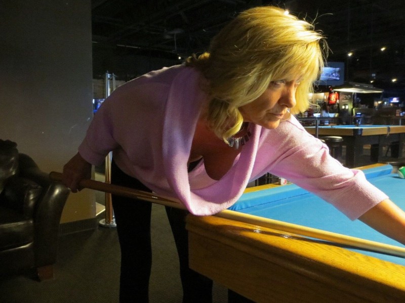 Under the skirt is an exhibitionist