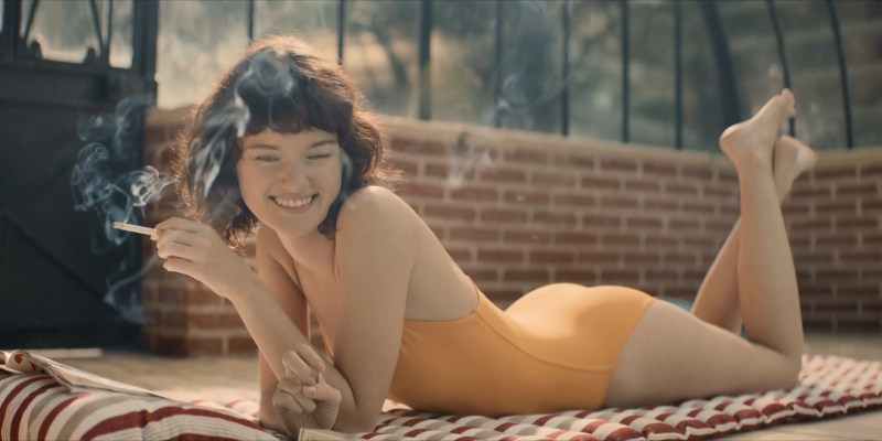 Kelly Brook on the island