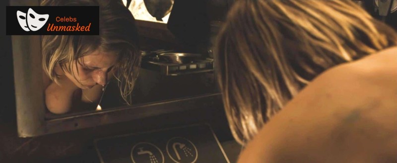 Katie Sakhoff in the film Riddik breast